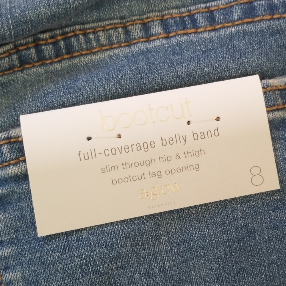 NWT Maternity Bootcut Denim Jeans - Picture 4 of 8